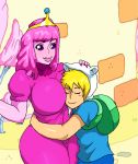 adventure_time ass big_ass big_breasts breasts clothes finn_the_human jay-marvel lips princess_bubblegum wide_hips