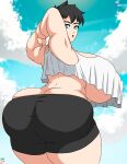 dragon_ball gigantic_ass gigantic_breasts hourglass_figure ultiblackfire videl videl_(dragon_ball_z)