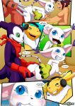 bbmbbf comic daisuke_motomiya digihentai digimon dirty_gamers furry gatomon guilmon impmon palcomix renamon