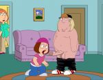 big_penis bottomless_male brother_and_sister chris_griffin edit family_guy imminent_fellatio imminent_incest lois_griffin meg_griffin penis topless_male