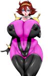  brown_hair g_gundam gigantic_ass gigantic_breasts gundam hourglass_figure rain_mikamura 