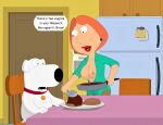 breasts brian_griffin family_guy food kitchen lois_griffin nipples viagra