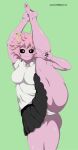 feet flexible mina_ashido my_hero_academia school_uniform spaceman6331 split thick thick_thighs toes