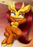 anthro bbmbbf big_lips big_mouth_(tv_series) big_mouth_(universe) connie_(big_mouth) furry hooves hormone_monstress netflix palcomix