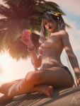  1girl 1girl 1girls 2026 3d 3d_(artwork) airorenders asian asian_female bandai_namco beach beach_background black_hair blender breasts brown_eyes chinese chinese_female female_focus female_only fighting_game high_res light-skinned_female light_skin ling_xiaoyu medium_breasts medium_hair namco namco_bandai nipples nude nude_female palm_tree pigtails small_breasts swimsuit tan_body tan_line tekken tekken_3 tekken_4 tekken_5 tekken_5_(dark_resurrection) tekken_5_dark_resurrection tekken_6 tekken_6_bloodline_rebellion tekken_7 tekken_8 tekken_blood_vengeance tekken_bloodline tekken_revolution tekken_tag_tournament tekken_tag_tournament_2 topless topless_female twin_tails twitter video_game_character video_game_franchise video_games young younger_female 