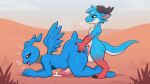  2_horns 3_fingers 3_toes 4_fingers 4k absurd_res ai_generated all_fours anal anal_penetration anthro anthro_on_anthro anthro_penetrated anthro_penetrating anthro_penetrating_anthro ass balls bandai_namco big_balls biped black_claws black_sclera blue_body blue_fur bodily_fluids breath claws cum cum_in_ass cum_inside cum_on_body cum_on_butt cum_on_ground cum_on_penis digimon digimon_(species) duo emanata eyebrows fan_character feet fingers fur genital_fluids genitals gold_ring grey_eyes half-closed_eyes heart_(marking) heart_eyes heart_symbol high_res horn huge_balls kobold long_ears long_tail looking_at_another looking_at_partner male male/male male_penetrated male_penetrating male_penetrating_male marineangemon mouth_closed narrowed_eyes open_mouth open_smile outside_sex penetration penile penile_penetration penis penis_in_ass plains red_body saliva saliva_string scalie sex smile smiling_at_another smiling_at_partner standing tail toe_claws toes tongue tongue_out white_body white_eyebrows white_eyes white_fur wings yiff_ai_(director) 