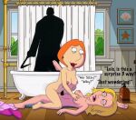  3_way bathroom candy_man family_guy lesbian_sex lois_griffin shower some_blonde_slut 