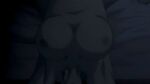  1girl anime_screencap arms_up bare_breasts bed black_hair bouncing_breasts character_request closed_eyes gif gif implied_sex nipples nude nude_female open_mouth series_request sex shaking_breasts source_request 