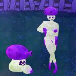 1girl 2_girls annoyed ass big_ass big_breasts big_nipples bonkhum breasts chubby chubby_female closed_mouth electronic_arts erect_nipples female_only full_body fume-shroom_(pvz) fungi_fauna fungi_humanoid fungus fungy grabbing_own_ass grass looking_away multiple_girls mushroom mushroom_girl mushrooms night night_sky nipples no_humans open_eyes plants_vs_zombies plants_vs_zombies_2:_it's_about_time presenting_breasts purple_eyes purple_nipples pvz pvz_2 standing