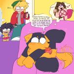 1boy 1girl 2boys auto_penis_lick benjamin_torres breasts_focus disgusted_expression dog dog_penis domestic_dog fantasizing fantasy fellatio furry furry_male giggling licking_penis masturbation max_torres milf oc pastoral_dog red_penis santi_torres self_blowjob self_lick sexy_female sucking_own_penis sucking_penis taking_picture thinking_of_someone_else tongue una_familia_50_promedio valeria_torres watching_masturbation