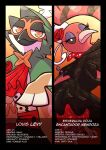1girl anthro avian baile_oricorio beak bird black_border border character_name clothed clothing colored comic cub dancing decidueye don't_sweet_talk_me duo english_text esmeralda_(oricorio) eyelashes female_cub feral flower generation_7_pokemon high_res louis_(decidueye) makeup male male/female mascara nintendo oricorio owl plant pokemon pokemon_(species) preteen purple_eyelids red_body rose_(flower) rozalid sparkles sparkling_clothing text wrinkles young young_female