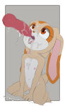  1boy 1girl bitesizedcookie canine canine_penis cream_the_rabbit cub cum cum_in_mouth dripping_cum female interspecies male nude oral penis pussy rabbit sega sonic_the_hedgehog_(series) young 