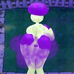 1girl anal_invitation anus ass ass_focus big_ass big_breasts bonkhum breasts chubby chubby_female closed_eyes closed_mouth electronic_arts fart fart_cloud fart_fetish farting farting_at_viewer female_only fume-shroom_(pvz) fungi_fauna fungi_humanoid fungus fungy grass grin looking_at_viewer mushroom mushroom_girl mushrooms night night_sky no_humans plants_vs_zombies plants_vs_zombies_2:_it's_about_time presenting_anus presenting_pussy purple_pussy pussy pvz pvz_2 smile standing