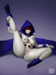 cloak dc_comics nipples nude raven_(dc) tagme teen_titans whargleblargle