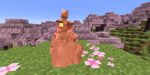 big_breasts blush bonkhum brown_nipples copper_g copper_girl looking_at_viewer lying_down lying_on_grass microsoft minecraft minecraft_mob mojang presenting_ass presenting_breasts solo_female