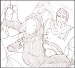 2boys artist_request cumming erection foot_fetish footjob human human_only mako male male_foot_fetish male_only monochrome out_of_frame_male penis_out sketch stirrup_legwear the_last_airbender:_the_legend_of_korra yaoi