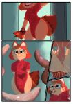 animal_ears animal_tail chinese_clothes chinese_dress chubby chubby_female comic eyelashes fur glasses hair_clips hairclip long_penis mei_lee multiple_penises open_mouth paws pincelido pink_lips red_dress red_fur red_hair short_hair short_sleeves side_slit smile tail thick_thighs turning_red upper_teeth_only vaginal vaginal_penetration vaginal_sex wide_hips