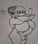 1futa 2girls ahoge ass balls big_ass big_penis black_and_white blush boss_(thelittlenerdys) breasts canon_couple carrying carrying_another carrying_partner dialogue erection eyelashes futanari futanari_on_female glasses glowing_eyes grabbing greyscale huge_ass huge_cock inminent_sex intersex legs_up luna_(thelittlenerdys) monochrome muscular muscular_female nerd nerdy nerdy_female nipples nude nude_female nude_futa pencil_(artwork) penis rand0m_293 reverse_suspended_congress shadow_over_eyes shadowed_eyes shadowed_face short_hair smile spanish_text speech_bubble testicle text text_bubble tomboy traditional_media traditional_media_(artwork) twitter_user_sona wife_and_wife