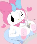  1boy 1girls 2d_(artwork) 2d_artwork alternate_version_available anthro between_breasts big_breasts black_eyes blush blush_stickers bow breast_press breasts breasts_squeezed_together cassettedream cum cum_on_breasts cum_on_face digital_media_(artwork) dream-cassette erect_nipples erection facial female furry furry_female hair_bow hood hoshime huge_breasts looking_up male male/female mob_face my_melody nipples nude one_eye_closed onegai_my_melody paizuri penis sex shortstack smile solo_focus straight white_fur 
