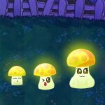 3_girls :3 bonkhum closed_eyes closed_mouth dark_background electronic_arts expansion fungi_fauna fungus fungy grass multiple_girls mushroom mushroom_girl mushrooms night night_sky no_human no_humans open_eyes plants_vs_zombies plants_vs_zombies:_heroes popcap_games pvz pvz_2 sun-shroom_(pvz) tongue_out video_game_character video_games winking_at_viewer yellow_eyes