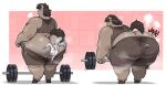 1girl anal_vore breasts dillon donkey female_prey ghostbones kororoslowbro male male/female male_pred rabbit steamy steamy_ass sweat sweaty sweaty_male sylvia trapped_in_ass trapped_in_clothing