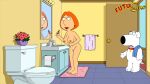  big_breasts brian_griffin erect_nipples family_guy futu_simp lois_griffin nude shaved_pussy thighs 