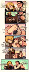 1boy1girl 2026 astrid_hofferson biomacchia black_hair blonde_hair comic dreamworks english_text eret eret_son_of_eret how_to_train_your_dragon human human_only lost_bet rarepair stocks submission tattoo tattoo_on_chin tickling tickling_feet