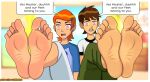 ben_10 ben_tennyson feet female_feet foot foot_fetish gwen_tennyson hypnosis male_feet marcelinhofeet zerofeet