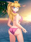  1girl 1girl 1girl 1girls apple_butt ass ass big_ass big_breasts big_breasts big_breasts bikini blonde_hair booty breasts bubble_ass bubble_butt confident dat_ass ethanexion female_only grin large_ass looking_at_viewer mario_(series) nintendo pink_bikini pose posing princess_peach sensual smile swimsuit thicc thicc_ass thick thick_ass twitter video_game_character video_game_franchise video_games voluptuous wink 