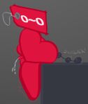  anal_beads battle_for_dream_island cumming htphone object_shows price_tag_(bfdi) sitting tagme 