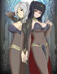  2_girls alluring alternate_costume breasts female_only fire_emblem fire_emblem_awakening haruka1556 milf nintendo pin_up robin_(fire_emblem) robin_(fire_emblem)_(female) tharja tharja_(fire_emblem) tharja_(fire_emblem)_(cosplay) 