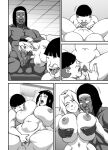  2_girls 2boys big_breasts big_penis bimbo breast_grab breasts comic dark-skinned_male fat_man fellatio fingering fingering_pussy foursome gigantic_breasts grabbing_breasts group_sex happy happy_sex hinata_hyuuga hips huge_breasts huge_cock huge_hips huge_thighs large_penis licking licking_nipples licking_pussy male/female massive_breasts monochrome muscular_male naruho naruto naruto_(series) nipples no_dialogue oral penis pussy pussylicking sakura_haruno thick_thighs thighs ugly_man wide_hips 