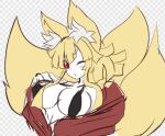  artist_request big_breasts bimbo breasts disgaea disgaea_(series) dismania fox_girl huge_breasts kitsune kitsune_(disgaea) makai_senki_disgaea makai_senki_disgaea_(series) nine-tails_(disgaea) sexy 