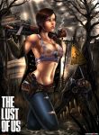  big_breasts breasts cigarette ellie naughty_dog nipples shadman shotgun smoke smoking solo the_last_of_us weapon wet_shirt 