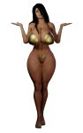  3d big_breasts black_hair egyptian egyptian_eyeliner farah_(legend_of_queen_opala) green_eyes huge_breasts legend_of_queen_opala milf sexy snoopz 