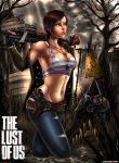  big_breasts breasts cigarette ellie naughty_dog shadman shotgun smoke smoking solo the_last_of_us weapon 