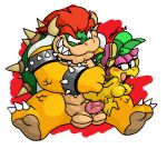 bowser koopa koopa_troopa kylie_koopa nintendo praiz!_(artist) super_mario_bros.