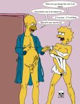 homer_simpson lisa_simpson the_fear the_simpsons yellow_skin