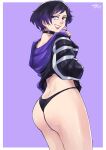  1girl ass ass_focus bandai_namco big_ass female_only namco namco_bandai panties reina reina_(tekken) reina_mishima tekken tekken_8 thick_thighs 