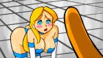  1girl 2010s aged_up ai_will_never_replace_human_made_art alice_(disney) alice_in_wonderbra alice_in_wonderland alice_in_wonderland_(1951_film) alice_liddell big_breasts bikini blonde_hair blue_eyes casanova_(artist) disney embarrassed female_focus female_only heart_pasties huge_breasts human laying_down literature nose parody pillar public_domain revealing_swimsuit screenshot stockings 