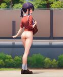 ai_generated ass bare_ass blush bottomless bullying clothes_stolen clothes_thief embarrassed exhibitionism exhibitionist exposed_ass glj-enf going_commando humiliated humiliation no_panties no_pants nude_from_the_waist_down pantsed pantsing pantsless public public_exposure public_humiliation public_indecency public_nudity sad school_uniform schoolgirl shirt_only stolen_clothes street stripped stripping undressed undressed_by_others