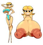 1girl 1girl 2018 alpha_channel animate_inanimate anthro armpits big_breasts big_breasts big_nipples bikini blonde_hair breasts clothing curvy_figure digital_media_(artwork) disney doll doll_joints erect_nipples eyewear female_only hair high_res huge_breasts huge_nipples humanoid hyper hyper_breasts knick_knack large_nipples living_doll looking_at_viewer nipples nude pixar pose signature simple_background smile sunglasses sunny_miami swimwear tasteofchoklit thick_nipples thick_thighs tinted_eyewear top_heavy wide_hips