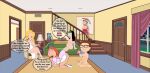 american_dad barbara_pewterschmidt crossover family_guy francine_smith hayley_smith joi lois_griffin masturbation panty_sniffer paper_dolls steve_smith wanking wanking_off