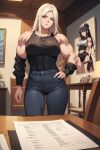  ai_generated fit_female muscle muscular muscular_female 