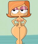  1girl big_ass big_breasts breasts cartoon_network debbie_turnbull drawing female_only milf naked_female nipples nude nude_cartoons nude_female pawg pussy red_hair robotboy rule34draw 