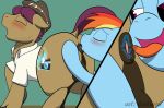 anal anal_sex anilingus caluriri female_rimming_male friendship_is_magic lipstick lipstick_on_anus my_little_pony oral oral_sex rainbow_dash_(mlp) rimjob rimming snap_shutter_(mlp)