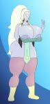 5h4m3l355 gigantic_ass gigantic_breasts hourglass_figure opal_(steven_universe) steven_universe