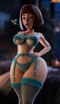  1girl 1girl 3d 3d_(artwork) ass big_ass big_breasts big_breasts big_breasts bottom_heavy breasts breasts breasts brown_hair brunette bubble_ass bubble_butt child_bearing_hips curvaceous curvy curvy_figure danny_phantom hair hips huge_ass huge_breasts insanely_hot large_ass legs light-skinned_female light_skin lips madeline_fenton mature mature_female mature_woman milf milf nickelodeon purple_eyes seductive seductive_look seductive_smile sexy sexy_ass sexy_body sexy_breasts smelly_ass smitty34 thick thick_ass thick_female thick_thighs thighs top_heavy voluptuous voluptuous_female wide_hips 