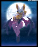 :3 breasts clubstripes cosplay darkstalkers flashing flying furry moon morrigan_aensland morrigan_aensland_(cosplay) rouge_the_bat sega smile sonic sonic_the_hedgehog_(series)