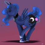  alicorn blush butt cutie_mark devo87 dildo equine female friendship_is_magic fur furry horse mammal my_little_pony pony princess_luna royalty wings 